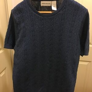 Alfred Dunner blue knit top